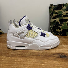 Load image into Gallery viewer, Purple Metalic Jordan 4 | Sz 10 | Preown