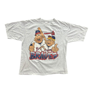 ATL Braves Flintstone Tee | XL | 90s