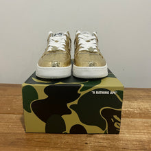 Load image into Gallery viewer, Bapesta Low “Gold” | 9M | Worn 1X