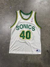 Load image into Gallery viewer, Shawn Kemp Super Sonics Basketball Jersey | Sz 44 |