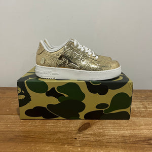 Bapesta Low “Gold” | 9M | Worn 1X