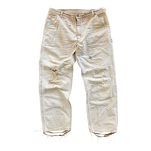 Load image into Gallery viewer, Cream Reworked Carhartt Pants | 33x32 | 90s
