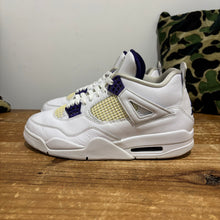 Load image into Gallery viewer, Purple Metalic Jordan 4 | Sz 10 | Preown