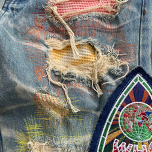 Load image into Gallery viewer, Who Decides War Jeans (Sz32)