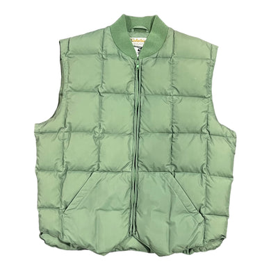 Vintage Green Puffer Vest (L)