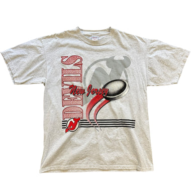 New Jersey Devil Hockey Tee | XL | 90s