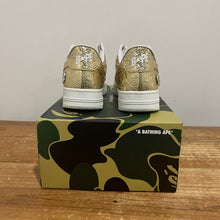 Load image into Gallery viewer, Bapesta Low “Gold” | 9M | Worn 1X