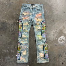 Load image into Gallery viewer, Who Decides War Jeans (Sz32)