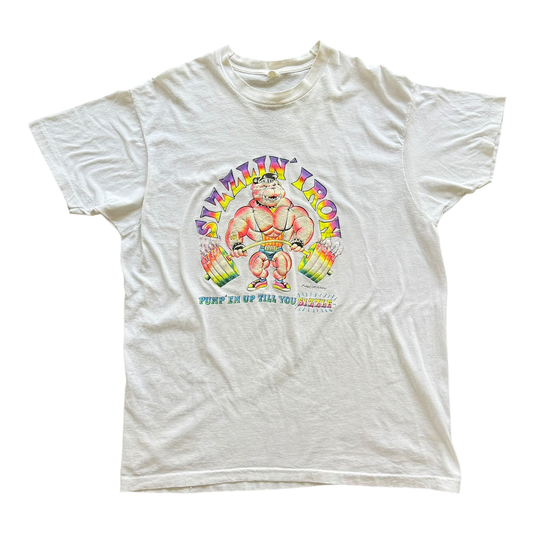 Sizzle Fitness Tee | XL | 90s