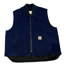 Load image into Gallery viewer, Navy Carhartt Vest (2XL)