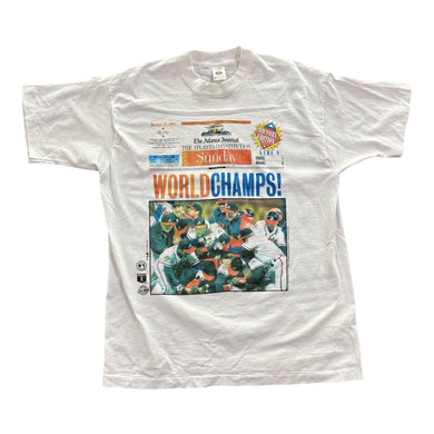 Atlanta Braves 95 Champ Newspaper Tee | L