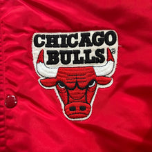 Load image into Gallery viewer, Chicago Bulls Satin Jacket | L | Red