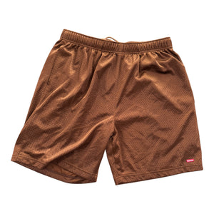 Supreme Brown Mesh Shorts | XL | Preown