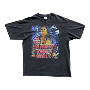 The Rock WWF Wrestling Tee | L | Y2K