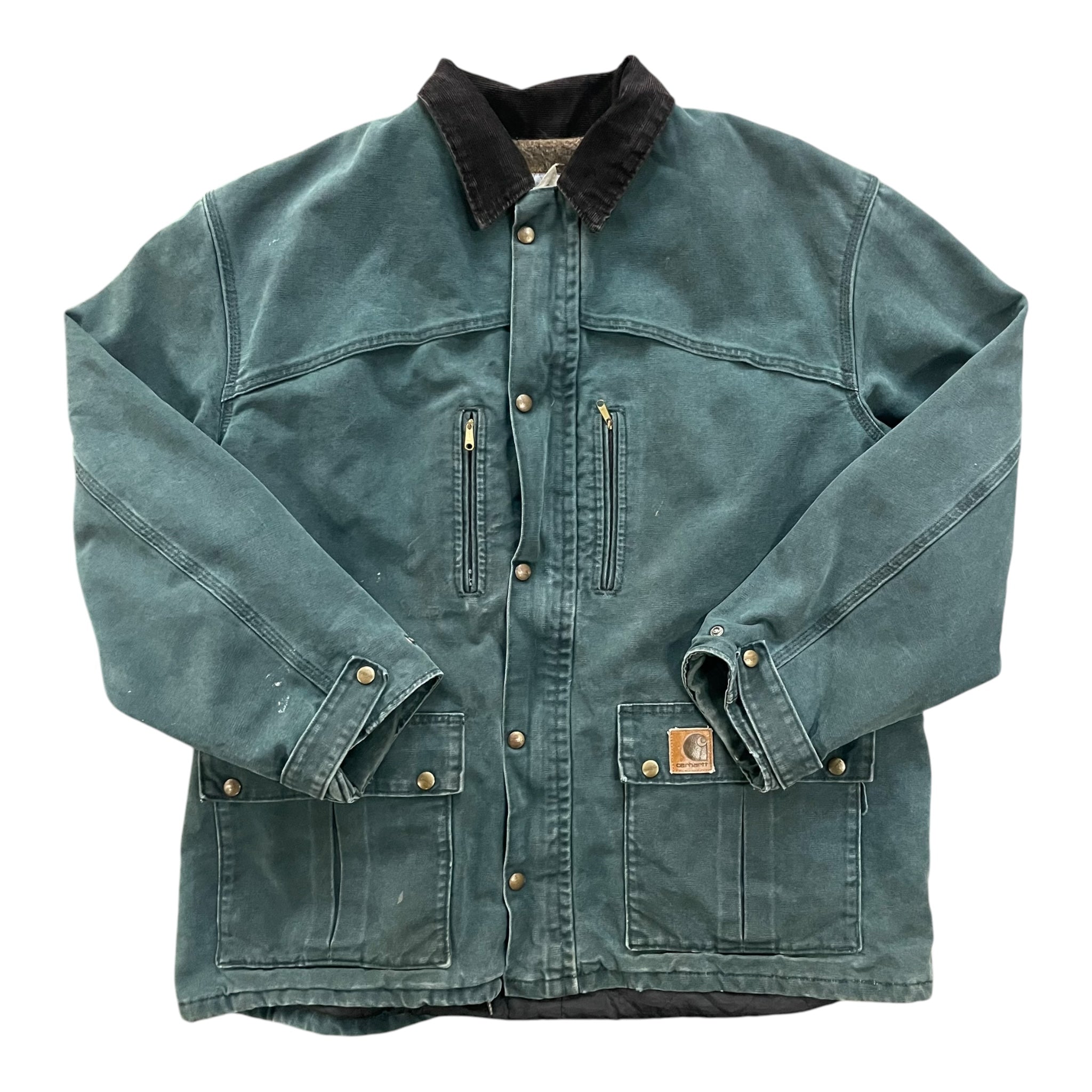 Carhartt ダークグリーン ジャケット　XL Green Carhartt Jacket | XL | 90s – VERSUS ATL