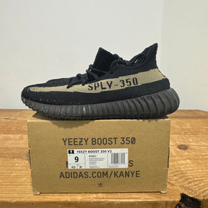 Adidas Yeezy 350 V2 Core Black Green | 9M | Preown