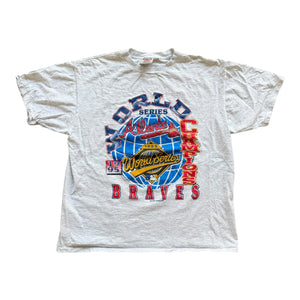 ATL Braves World Series Tee | XL | 90s
