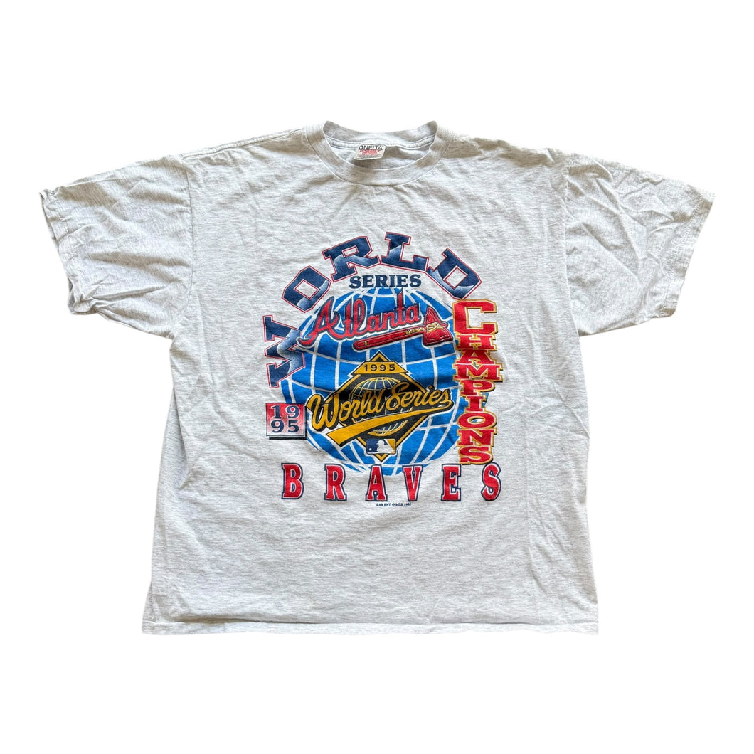 ATL Braves World Series Tee | XL | 90s