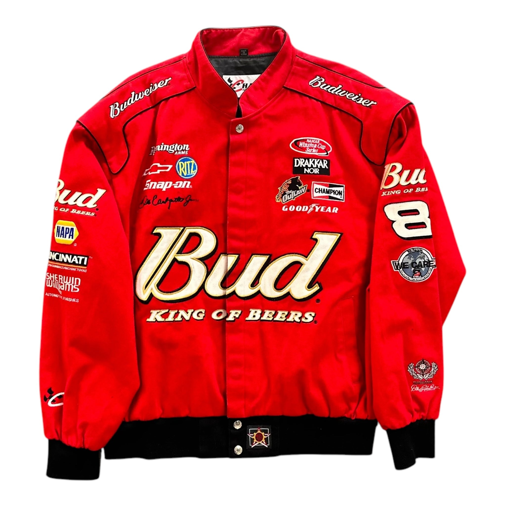 Budweiser NASCAR Jacket | XL | Y2K – VERSUS ATL