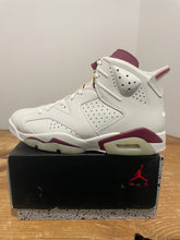 Load image into Gallery viewer, Air Jordan “Maroon” 6 (Sz 10)