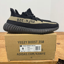 Load image into Gallery viewer, Adidas Yeezy 350 V2 Core Black Green | 9M | Preown
