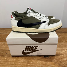 Load image into Gallery viewer, Travis Scott x Air Jordan 1 OG SP Low Black Olive | 9.5M | Preown